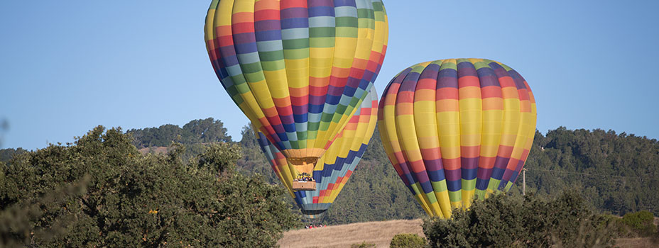 Hot Air Ballooning in Napa in the Fall